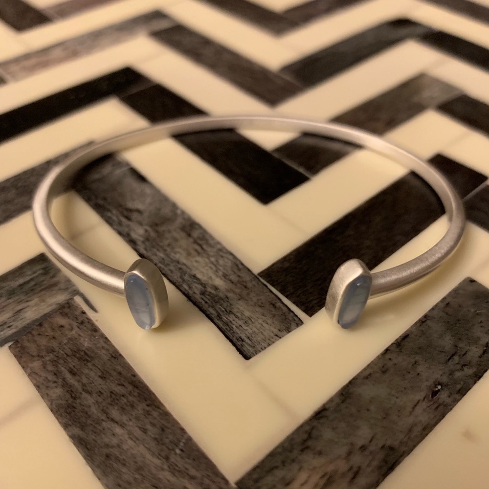 Kendra Scott Mavis Bright Silver Cuff Bracelet - Picture 4 of 9